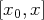 [x0,x ]  
