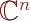 ℂn   