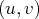 (u,v)  