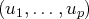 (u1,...,up)  