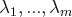 λ1,...,λm  
