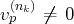  (nk)
vp   ⁄⁄=  0  