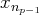 x
np- 1   