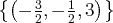 {(  3   1  )}
- 2,- 2,3 