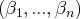 (β1,...,βn)  